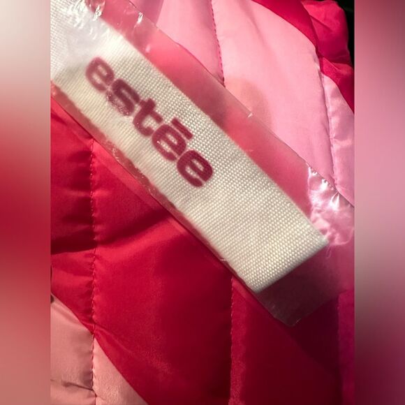 Estée Lauder Cosmetic Bag Puffer Makeup Toiletries Toiletry Case Pink Skincare - Picture 5 of 7